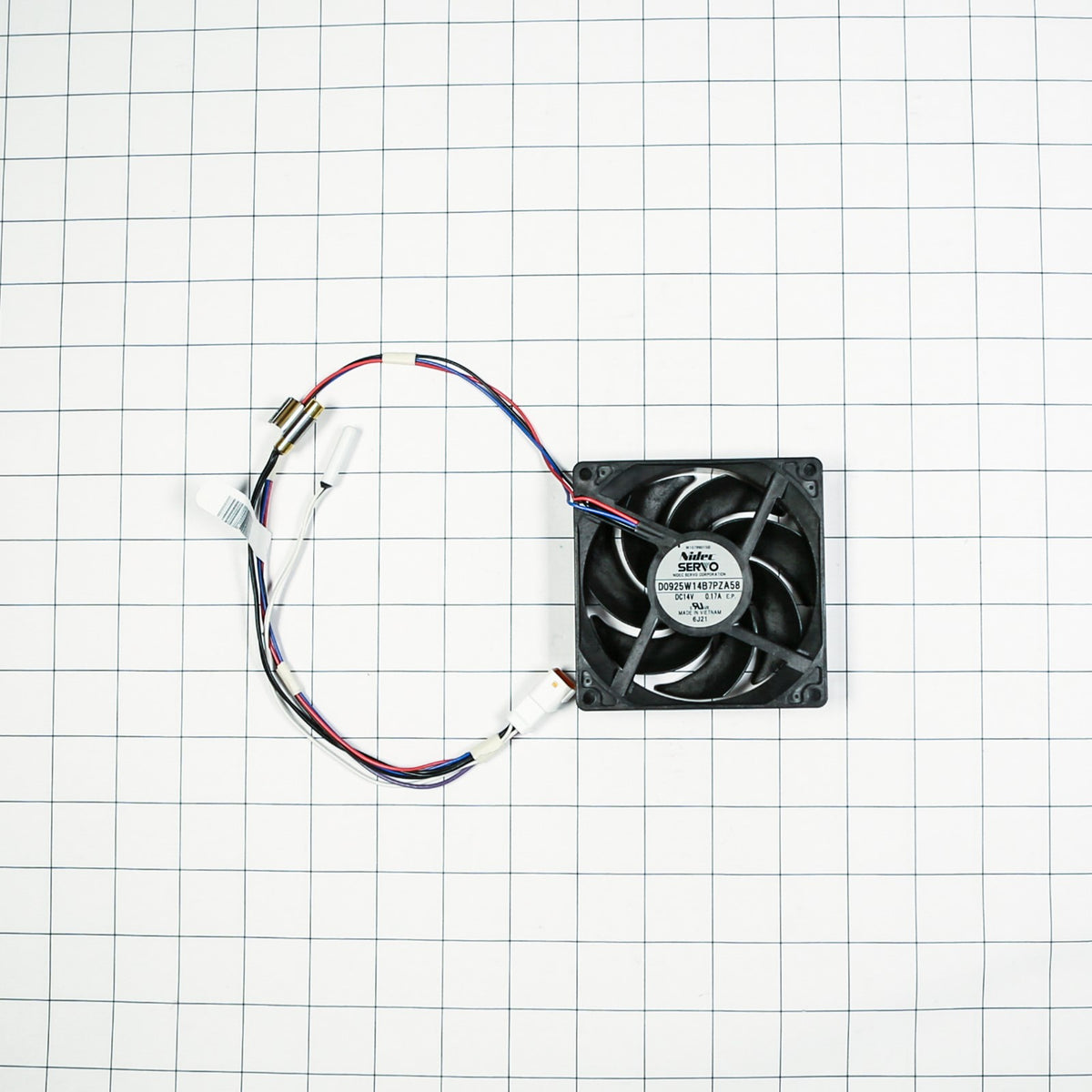 Whirlpool W11033168 Harns-Wire - shown with measurements