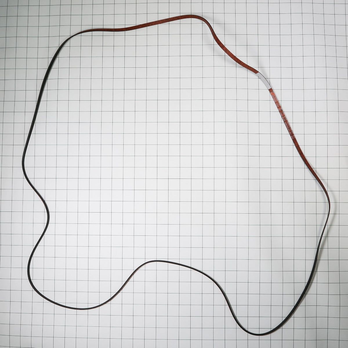 Whirlpool W11162091 Belt - shown with measurements