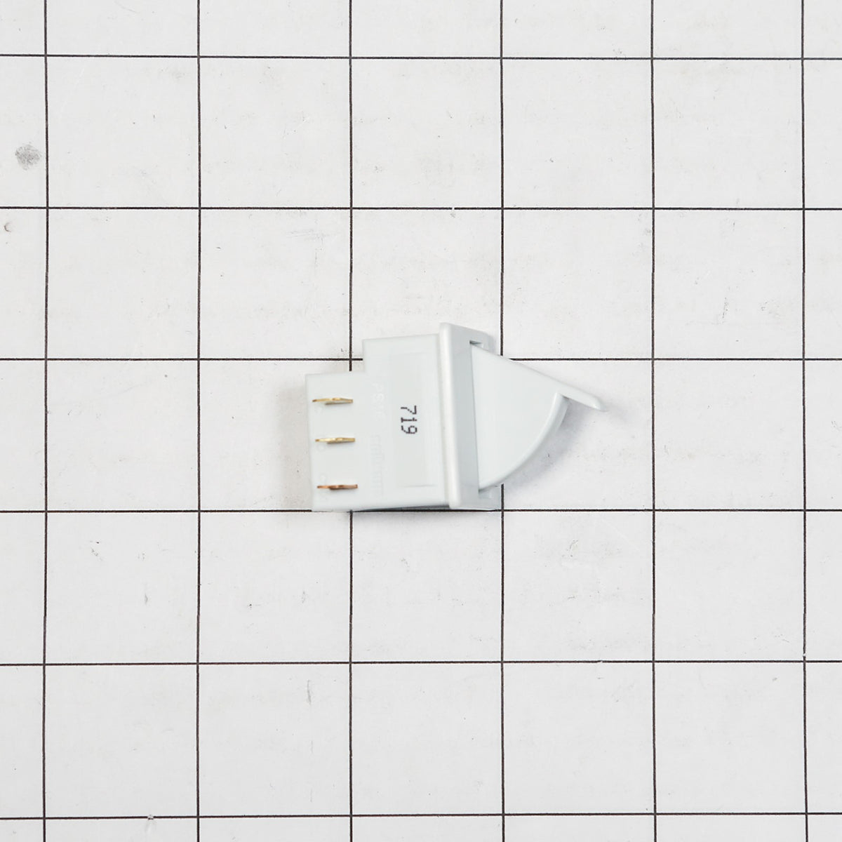 Whirlpool W11396033 Switch - shown with measurements