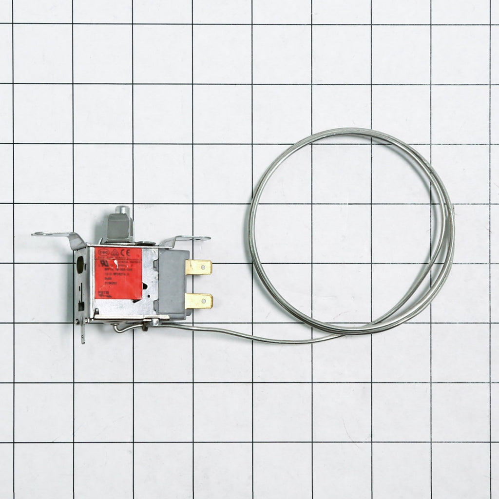 Whirlpool WP2198202 Thermostat - shown with measurements