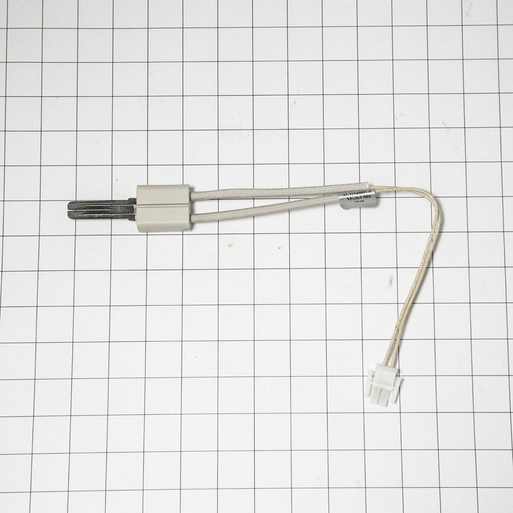 Whirlpool WP31940001 Ignitor- B - shown with measurements