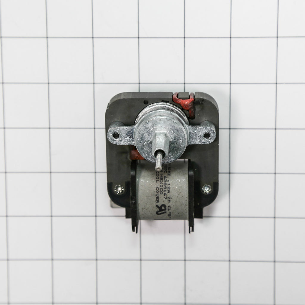 Whirlpool WP4389147 Motor-Evap - shown with measurements