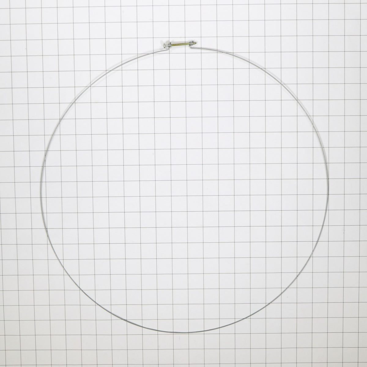 Whirlpool WP8540108 Clamp - shown with measurements