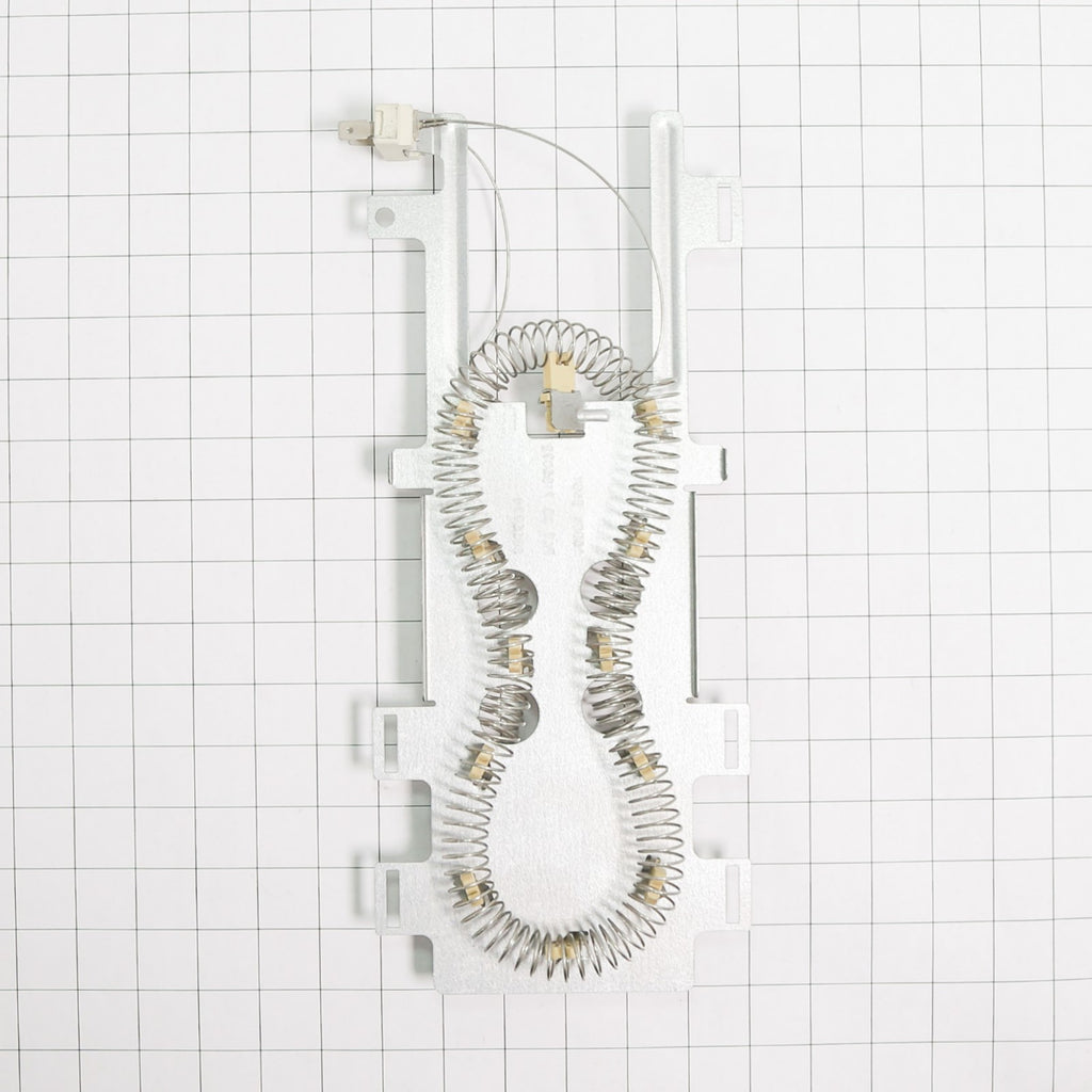 Whirlpool WP8544771 Dryer Heating Element - shown with measurements