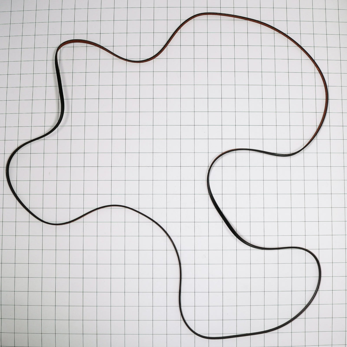 Whirlpool WP8547157 Belt - shown with measurements