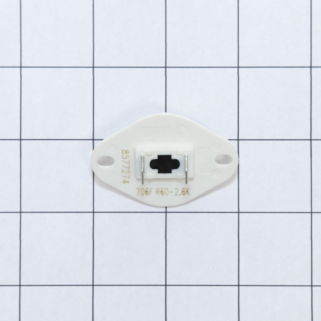 Whirlpool WP8577274 Thermistor - shown with measurements