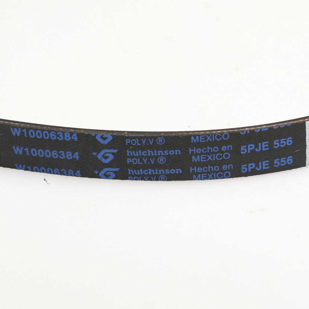 Whirlpool WPW10006384 Belt - part number label