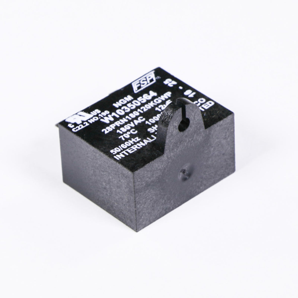 Whirlpool WPW10350564 Capacitor - side view