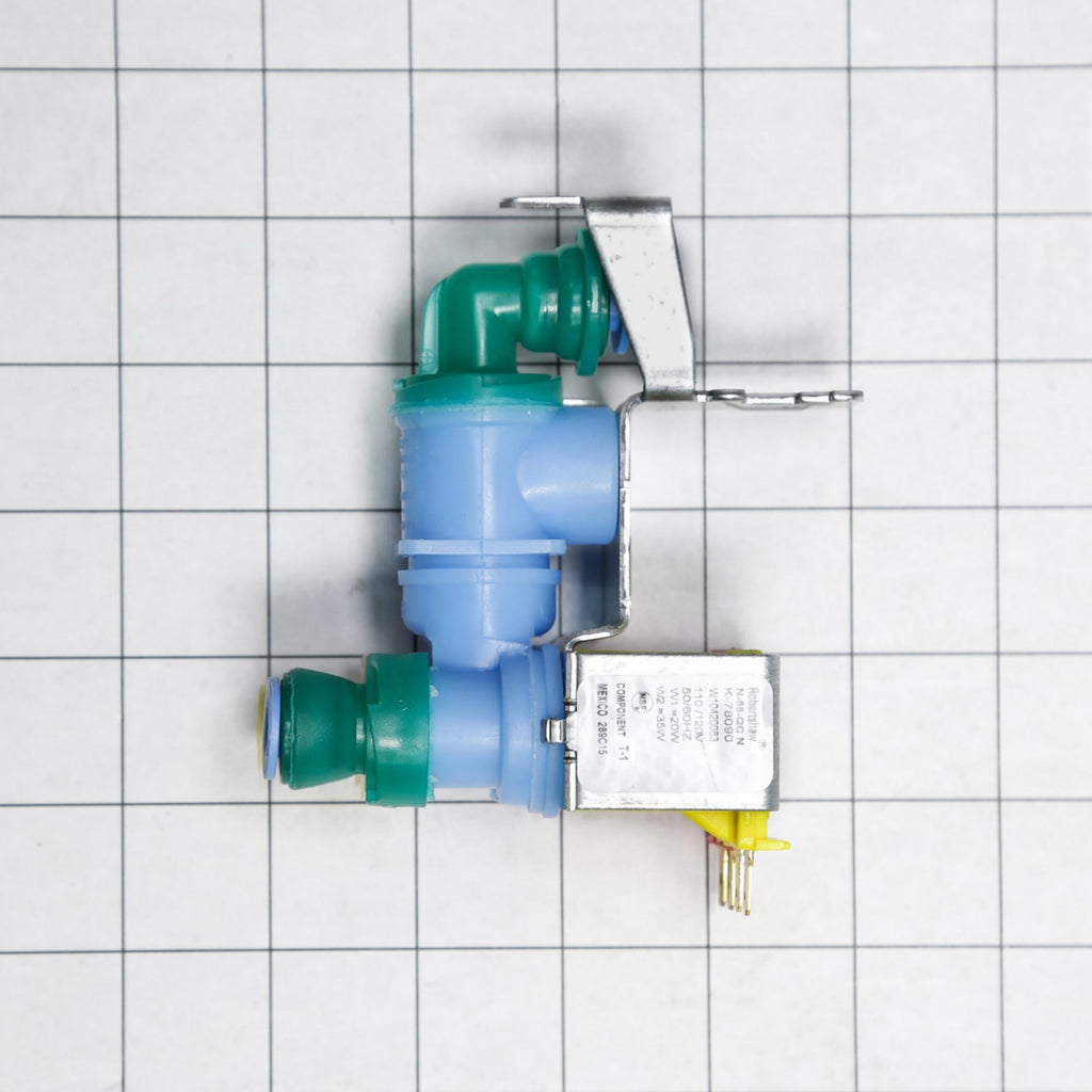 Whirlpool WPW10420083 Valve - shown with measurements